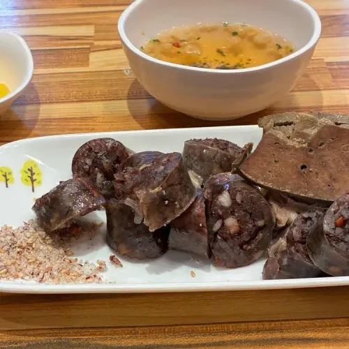 구운동원조 매콤김치만두 실사 사진 1
